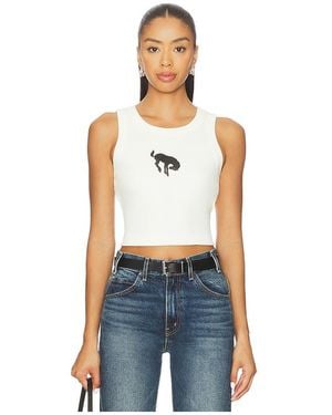 Darling Buckin Bronc Tank Top - Blue