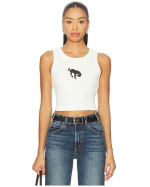 Darling Buckin Bronc Tank Top - Blue