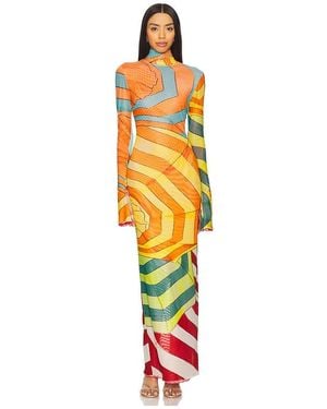 Muma World Phoenix Maxi Dress - Orange