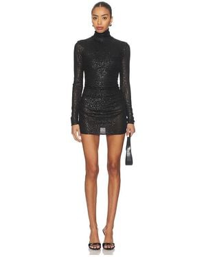 Norma Kamali X Revolve Long Sleeve Turtleneck Pickleball Dress - Black