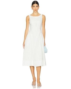 For Love & Lemons Midi-Kleid Handkerchief - Weiß