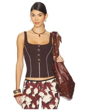 Siedres Mira Top - Brown