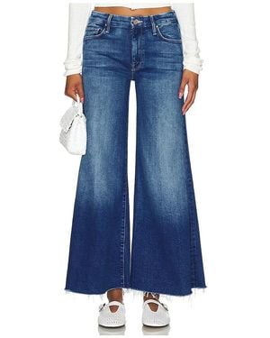 Mother Weiter Schnitt Lil' Roller Fray - Blau