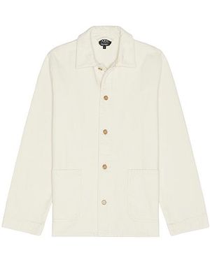 A.P.C. Veste Kerlouan Brodee - ホワイト