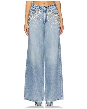 Rag & Bone Weite Jeans Mit Hohem Bund Featherweight Sofie High-Rise - Blau