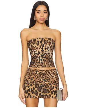 CULTNAKED Killa Bandeau Top - Brown