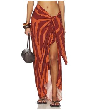 ViX Printed Sarong - Orange