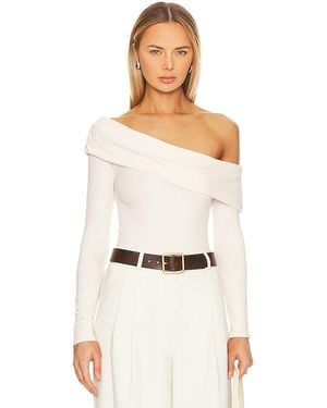 Astr Lenore Bodysuit - White