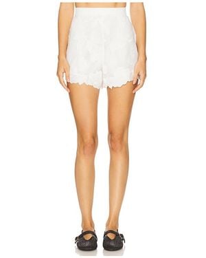 Fleur du Mal Collette Short En Talla (También En S) - Blanco