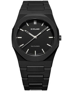 D1 Milano Uhr Polycarbon - Schwarz