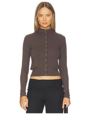geel Cardigan Martin - Schwarz