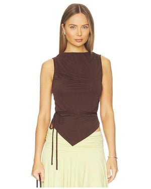 geel Portia Top - Multicolour