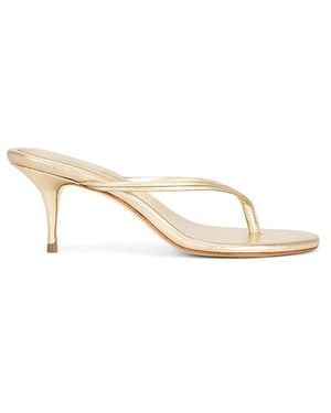 Black Suede Studio Marci 65 Mule - White