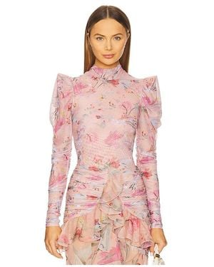 PATBO Lily Flower Bodysuit - Pink