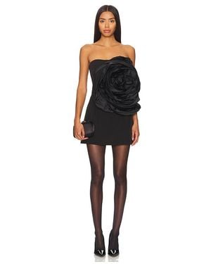 AMUR Minikleid Legacy Rosette - Schwarz