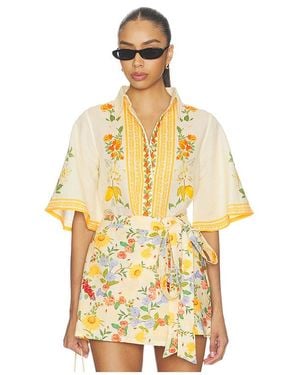 VERANDAH Oberteil Shirt - Gelb