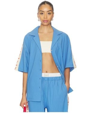 Araminta James Geknöpftes Hemd Lobster - Blau