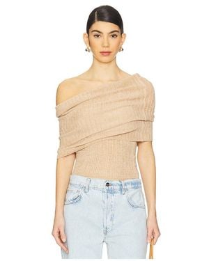 Lovers + Friends Gerda Off The Shoulder Top - Blue