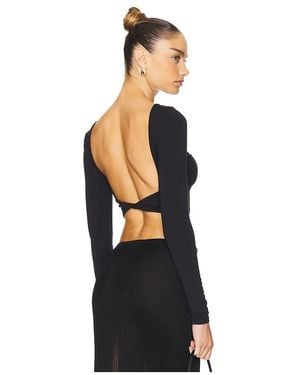 geel Riley Top - Black