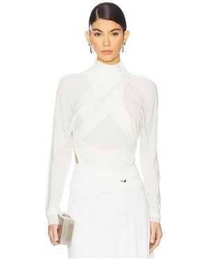 Bec & Bridge Seraphina Drape Top - White