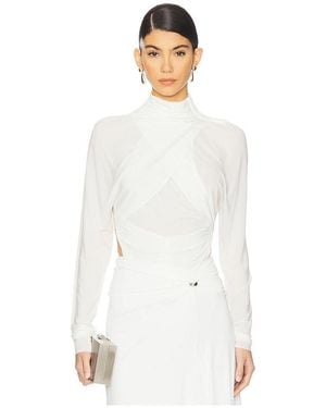 Bec & Bridge Seraphina Drape Top - White