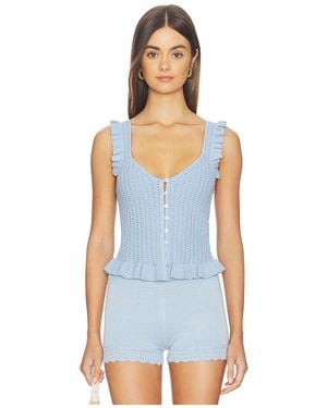 MAJORELLE Top Braylin - Blau