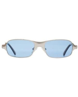BRU Eyewear Aitken Rectangle Sunglasses - Blue