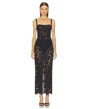 Camila Coelho Adilia Midi Dress - Black