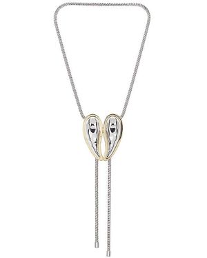 DEMARSON Amour Necklace - Metallic