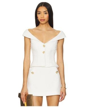 MAJORELLE Brooke Top - White