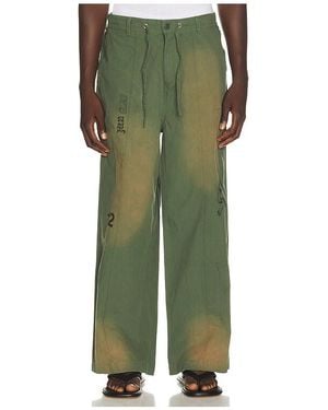 JUNGLES JUNGLES Sketches Balloon Pant - Green
