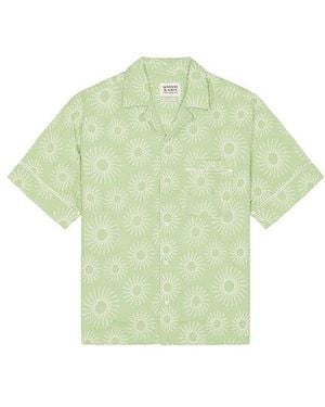 Scotch & Soda Aop Short Sleeve Shirt - Green