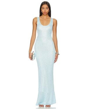 Asta Resort Ana Dress - Baia Blue Sequin