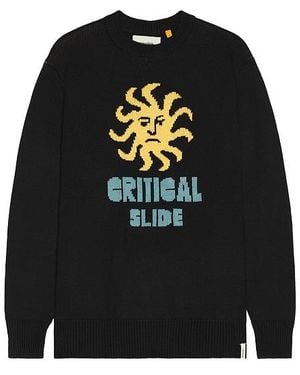 Critical Slide Strick Morning - Schwarz
