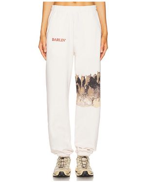 Darling Pantalón Wild En Talla En - Blanco