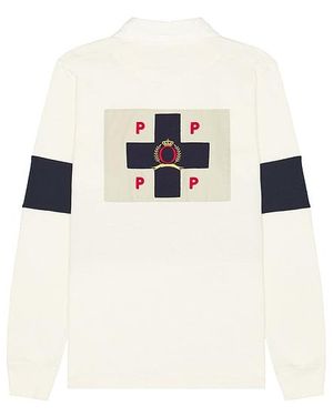 Pop Trading Co. Rugby-Poloshirt - Schwarz