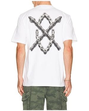 Daily Paper Chain Shield T-Shirt - White