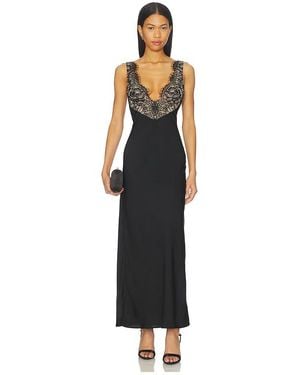 Bardot Hayden Lace Slip Dress - Black