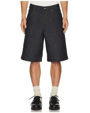 Rag & Bone Baggy Denim Short - Blue