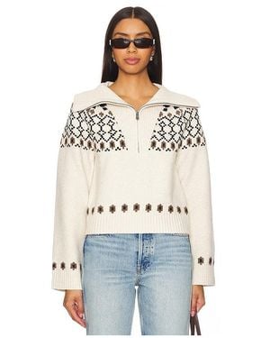 Lovers + Friends Ravina Fairisle Jumper - Blue