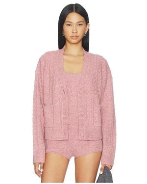 Lovers + Friends Juliee Cardigan - Pink