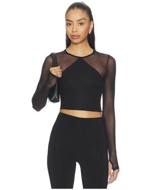 Michael Lauren Top Manga Larga Mercutio En Color Negro Talla (También En S, Xs, M)