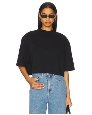 Rohe Wide Cropped T-Shirt - ブラック