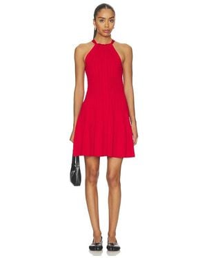 Polo Ralph Lauren Viscose Blend Halter A Line Dress - Red