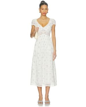 LoveShackFancy Suvi Dress - White