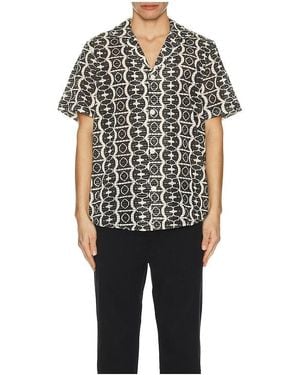 Oas Hypnotise Cuba Net Shirt - Black