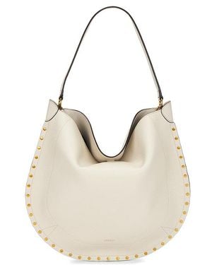 Isabel Marant Bolso Hobo Oskan En Color Crema Talla - Neutro