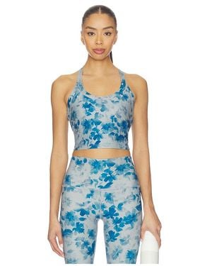 Beyond Yoga Softmark On The Up Cropped Tank Top - Blue