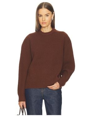 SRG Madisyn Classic Knit Crewneck - Braun