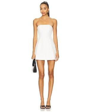 ALL THE WAYS Nikola Strapless Mini Dress - White